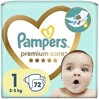 Фото Pampers Premium Care 1 (72 шт)