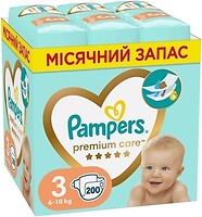 Фото Pampers Premium Care Midi 3 (200 шт)