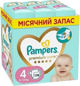 Фото Pampers Premium Care Maxi 4 (174 шт)