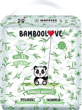 Фото Bamboolove Bamboo Nappies XL (12-18 кг) 20 шт