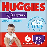 Фото Huggies Pants 6 для мальчиков (90 шт)