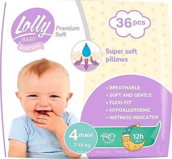 Фото Lolly Premium Soft Maxi 4 (36 шт)