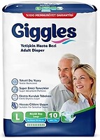 Фото Giggles Подгузники для взрослых Large (100-150 cm) 10 шт