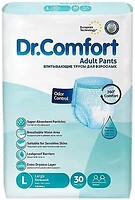 Фото Dr.Comfort Подгузники-трусы для взрослых Large (100-150 см) 30 шт