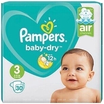 Фото Pampers Baby-Dry Midi 3 (38 шт)