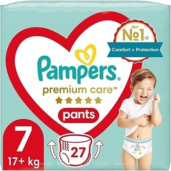 Фото Pampers Pants Premium Care 7 (27 шт)