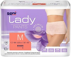 Фото Seni Подгузники-трусы для взрослых Lady Pants Medium (80-110 см) 10 шт