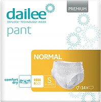 Фото Dailee Подгузники-трусы для взрослых Pant Premium Normal Small (60-100 см) 14 шт