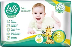 Фото Lolly Extra Soft & Dry Midi 3 (45 шт)