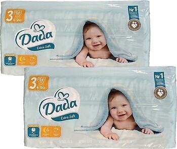 Фото Dada Extra Soft Midi 3 (4-9 кг) 108 шт