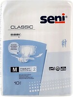 Фото Seni Подгузники для взрослых Classic Medium (75-110 см) 10 шт