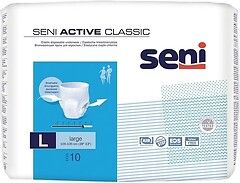 Фото Seni Подгузники-трусы для взрослых Active Classic Large (100-135 см) 10 шт