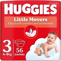 Фото Huggies Little Movers Jumbo 3 (4-9 кг) 56 шт