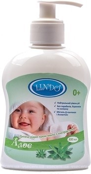 Фото Lindo Крем-мыло жидкое детское с экстрактом алоэ 300 мл (U 760)