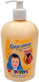 Фото Карапуз Крем-мыло жидкое детское Персик-банан 400 мл