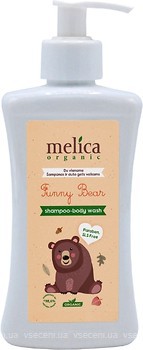 Фото Melica Organic Шампунь для ванны детская От мишки 2 в 1 300 мл