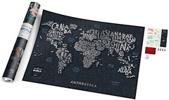Фото 1dea.me Скретч-карта мира Travel Map Letters World (LW/4820191130425)