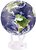 Фото Mova Globe Глобус самовращающийся Земля в облаках (MG-6-STE-C)