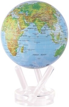 Фото Mova Globe Глобус самовращающийся Физическая карта (MG-6-RBE)