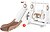 Фото Mealux Cosmo White/Coffee (KD-B022)