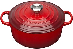 Фото Le Creuset Signature Cast Iron Round Casserole 2.4 л Cerise (21177200602430)