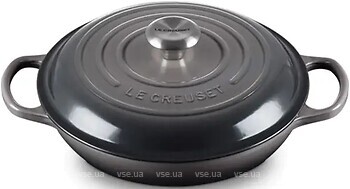 Фото Le Creuset Modern Heritage Shallow Casserole 2.6 л Flint (21701284442430)