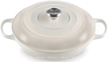 Фото Le Creuset Modern Heritage Shallow Casserole 2.6 л Meringue (21701287164430)