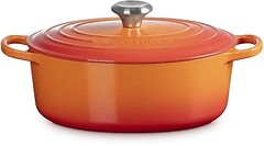 Фото Le Creuset Signature Cast Iron Oval Casserole 4.1 л Flame