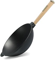 Фото Brizoll Wok 260x80 мм с деревянной ручкой (W26HP)