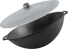 Фото Brizoll Wok 360x110 мм с алюминиевой крышкой (W36-4)