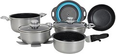 Фото Gimex Cookware Set Induction Silver (6977226)
