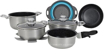 Фото Gimex Cookware Set Induction Silver (6977226)