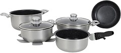 Фото Gimex Cookware Set Induction Silver (6977227)