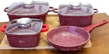 Фото Bellmax Cookware Set RED (BM-132)