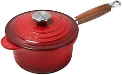 Фото Le Creuset Wooden Handle Saucepan 1.8 л Cerise (21139180602460)