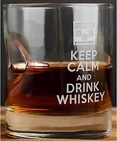 Фото BeriDari Keep calm and drink whiskey (BD-BULLET-GLASS-2)
