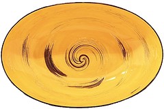 Фото Wilmax блюдо Spiral Yellow (WL-669440/A)