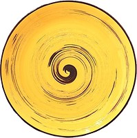 Фото Wilmax тарелка Spiral Yellow 23 см (WL-669413/A)