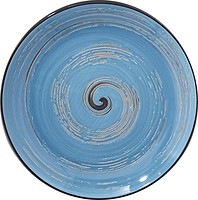 Фото Wilmax тарелка Spiral Blue 25.5 см (WL-669614/A)
