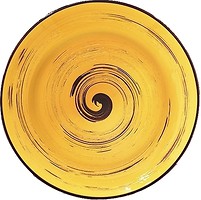 Фото Wilmax тарелка глубокая Spiral Yellow 25.5 см (WL-669427/A)