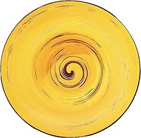 Фото Wilmax тарелка глубокая Spiral Yellow 20 см (WL-669422/A)