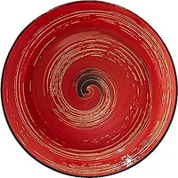 Фото Wilmax тарелка глубокая Spiral Red 25.5 см (WL-669227/A)