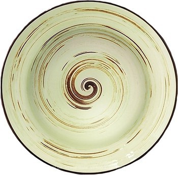 Фото Wilmax тарелка глубокая Spiral Pistachio 25.5 см (WL-669127/A)