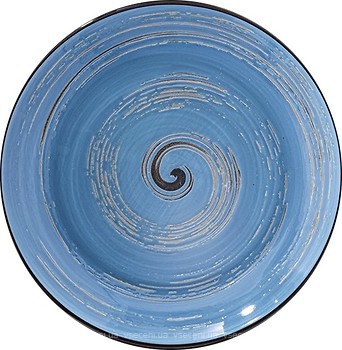 Фото Wilmax тарелка глубокая Spiral Blue 25.5 см (WL-669627/A)