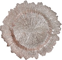 Фото Remy-Decor тарелка подставная 33 см Коралл ваниль (16719)