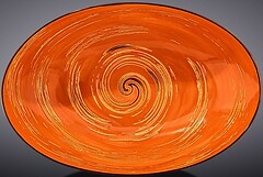 Фото Wilmax блюдо Spiral Orange (WL-669340/A)