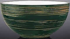 Фото Wilmax салатник 10.5 см Spiral Green (WL-669529/A)