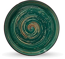 Фото Wilmax тарелка Spiral Green 23 см (WL-669519/A)