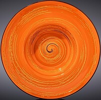 Фото Wilmax тарелка глубокая Spiral Orange 22.5 см (WL-669323/A)