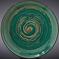 Фото Wilmax тарелка Spiral Green 23 см (WL-669513/A)